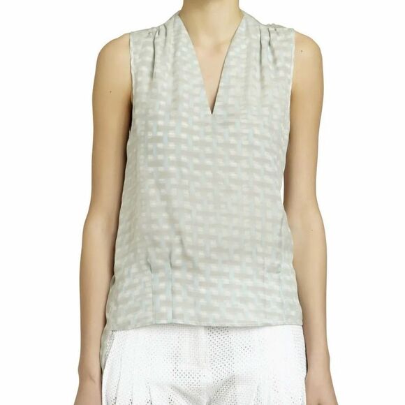 Maiyet Shirt Tail Silk Top 10/40 - Picture 1 of 8